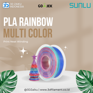 SUNLU 3D Filament PLA Rainbow Multi Color 3D Print Neat Winding